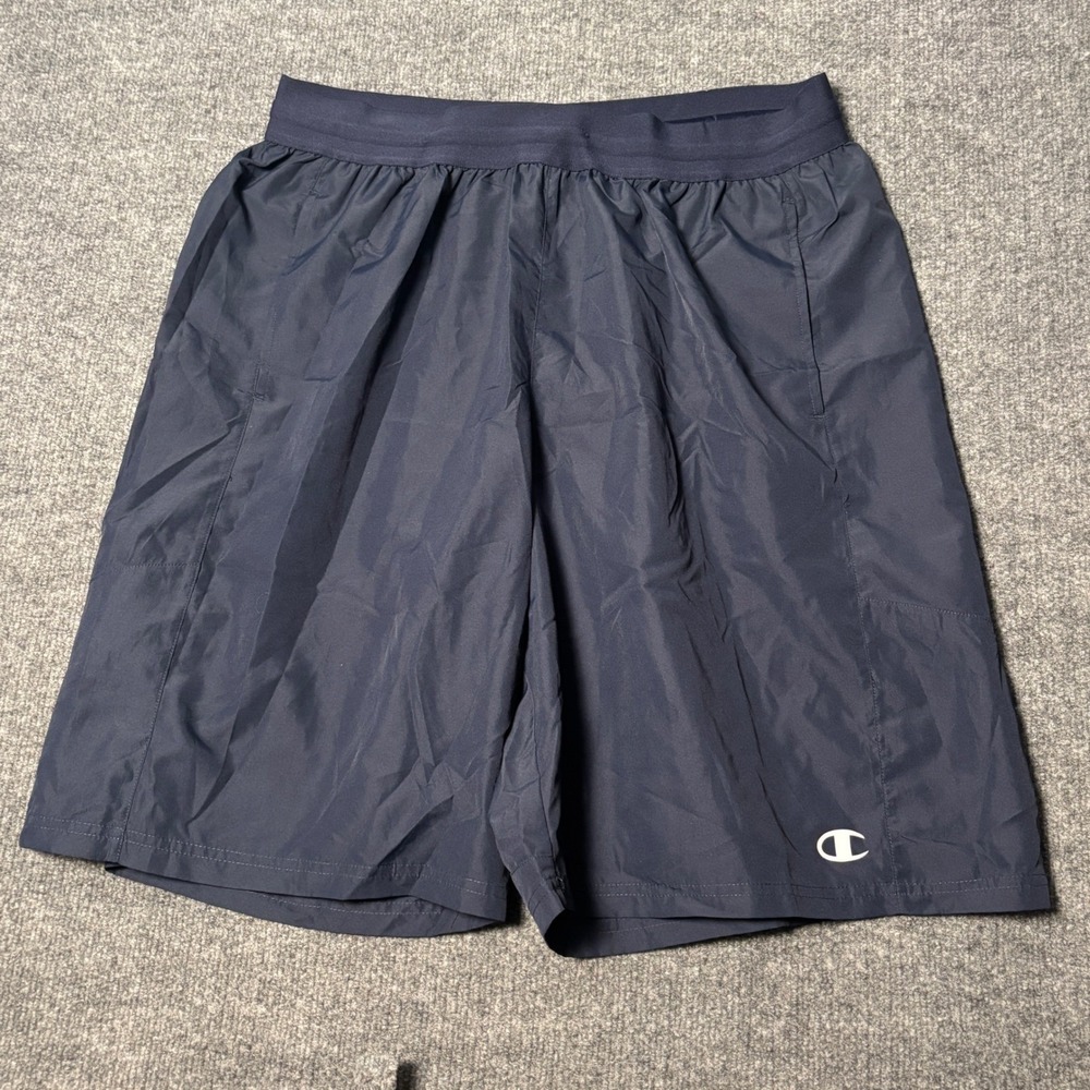 Champion Shorts Mens‎ XL Navy Blue Athletic Apparel Workout Basketball Running